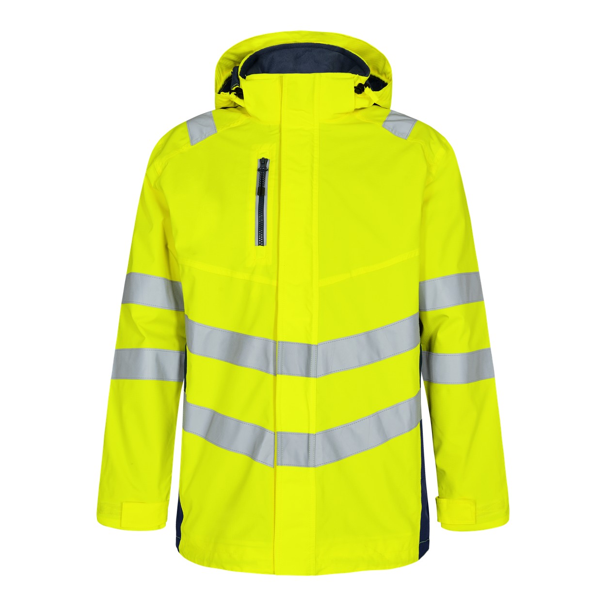 ENGEL Safety 1145-930 Shellparka in Gelb/Blue Ink – Vorderansicht
