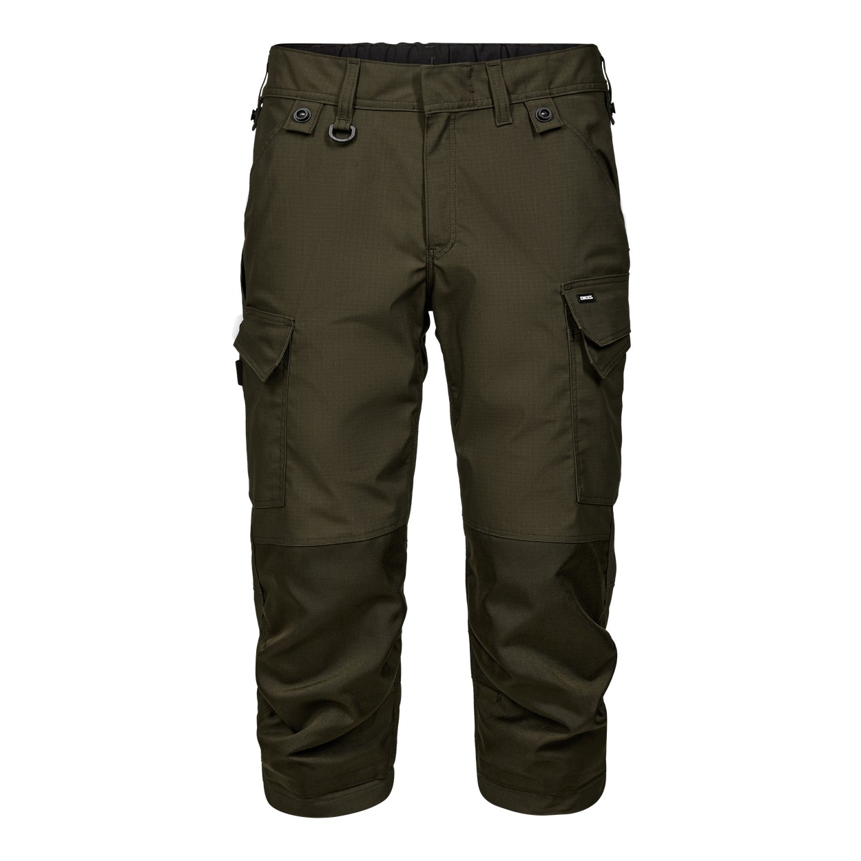 ENGEL Entire 6328-144 3/4-Hose mit 2-Wege-Stretch in Forest Green – Vorderansicht