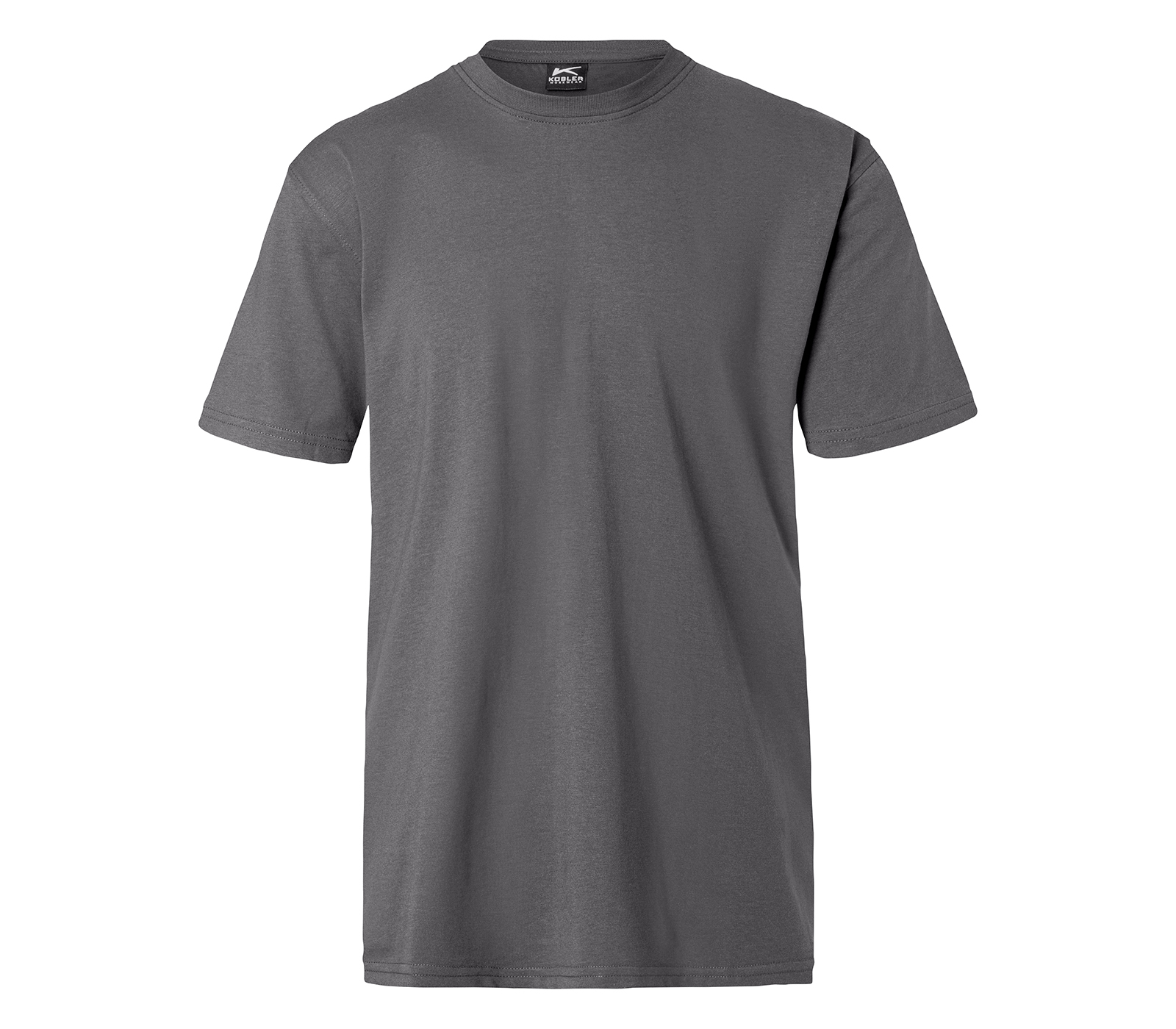 KÜBLER SHIRTS T-Shirt in Anthrazit – Vorderansicht