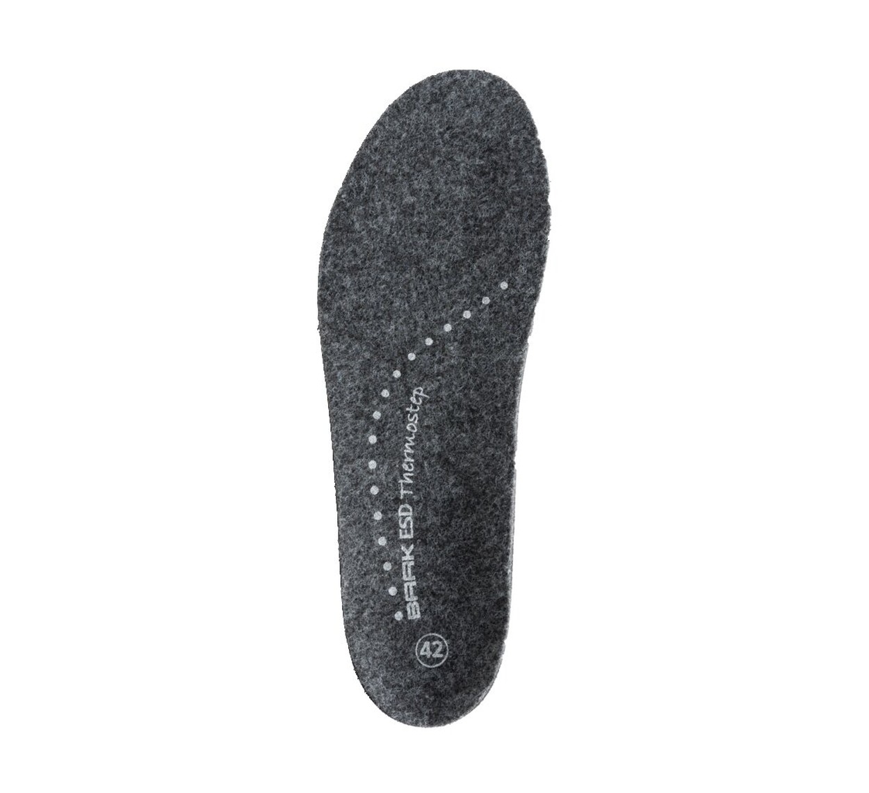 BAAK Baak ESD Thermostep Einlegesohle Baak ESD Thermostep Einlegesohle in Schwarz – Vorderansicht