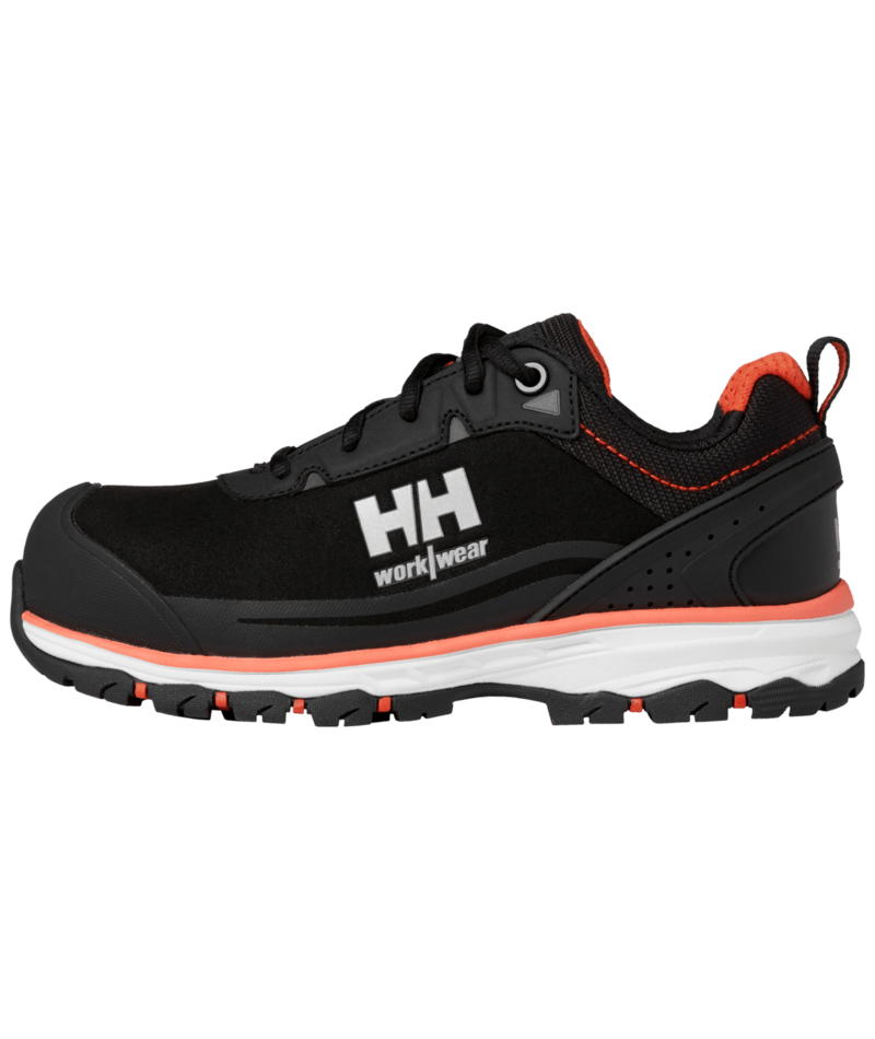 Helly Hansen Workwear W CHELSEA EVO 2 MXR LOW S3S in Schwarz/Orange – Vorderansicht