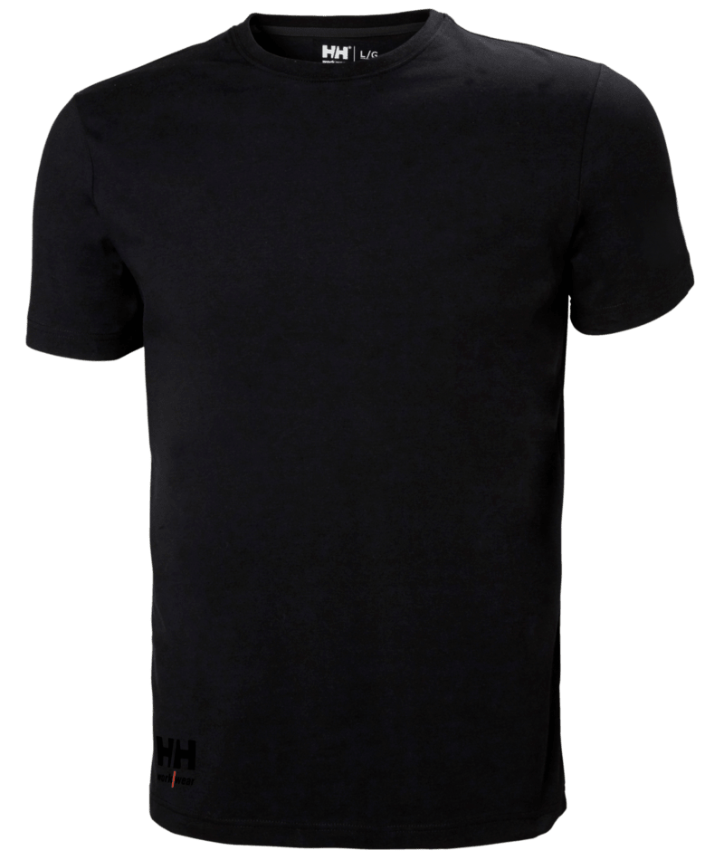 Helly Hansen Workwear EVO T-SHIRT in Schwarz – Vorderansicht