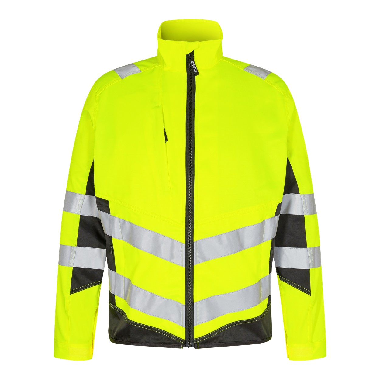 ENGEL Safety 1545-319 Light Arbeitsjacke in Gelb/Schwarz – Vorderansicht