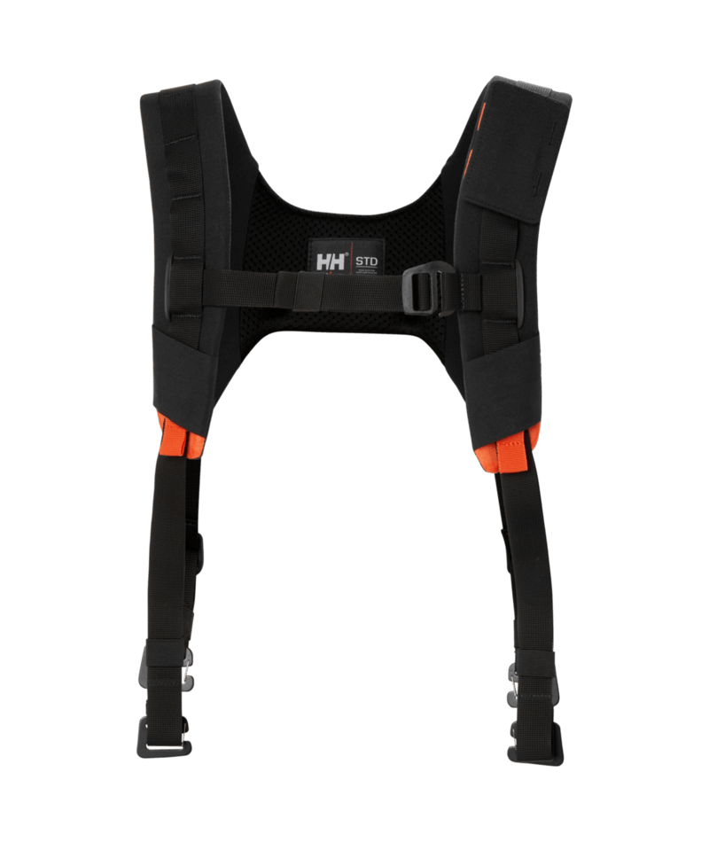 Helly Hansen Workwear ERGO TOOL BELT SUSPENDERS in Schwarz – Vorderansicht
