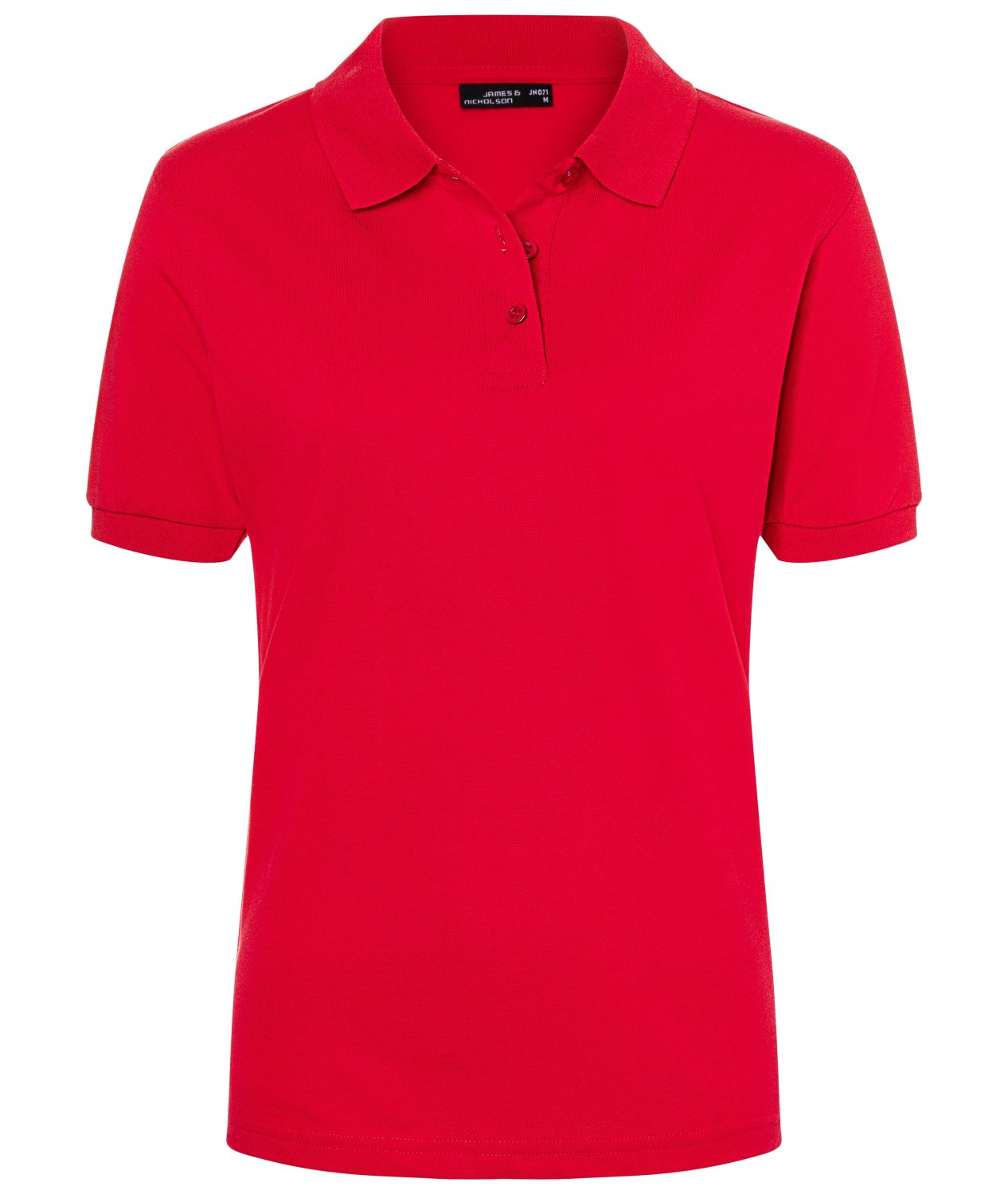 Daiber Classic Polo Ladies in Red – Vorderansicht