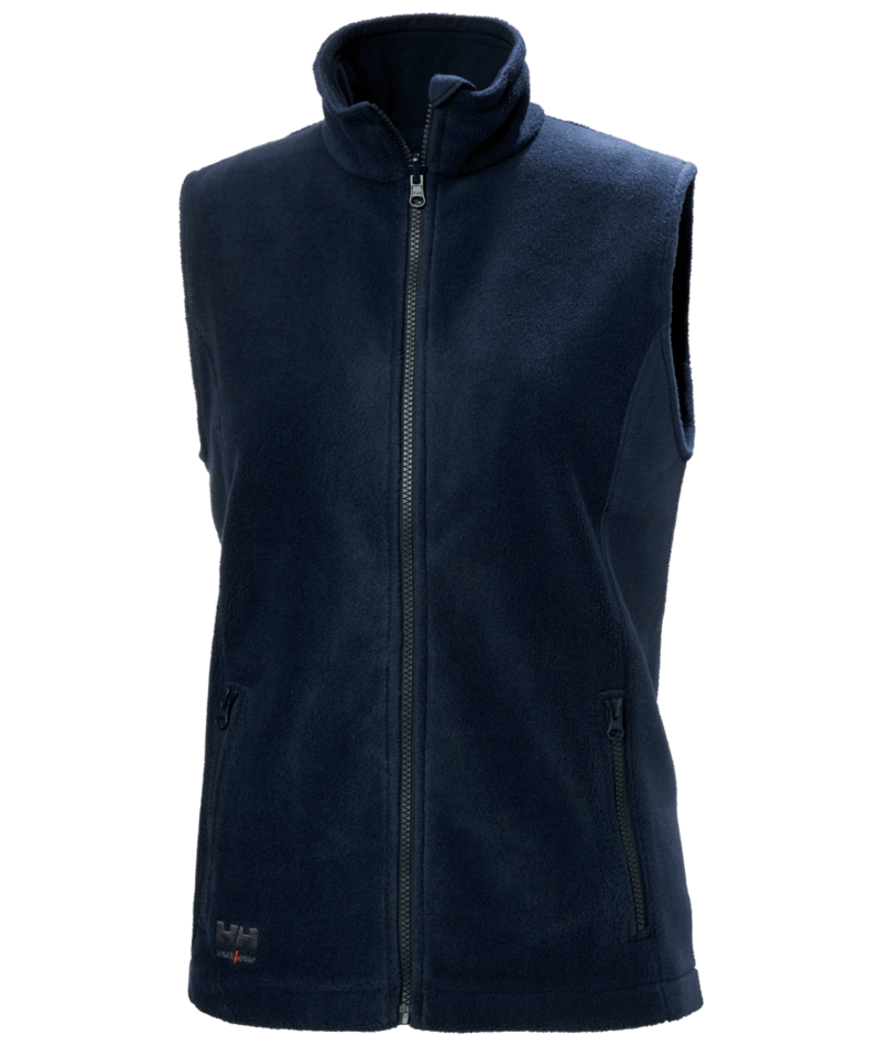 Helly Hansen Workwear W MANCHESTER 2.0 FLEECE VEST in Marine – Vorderansicht