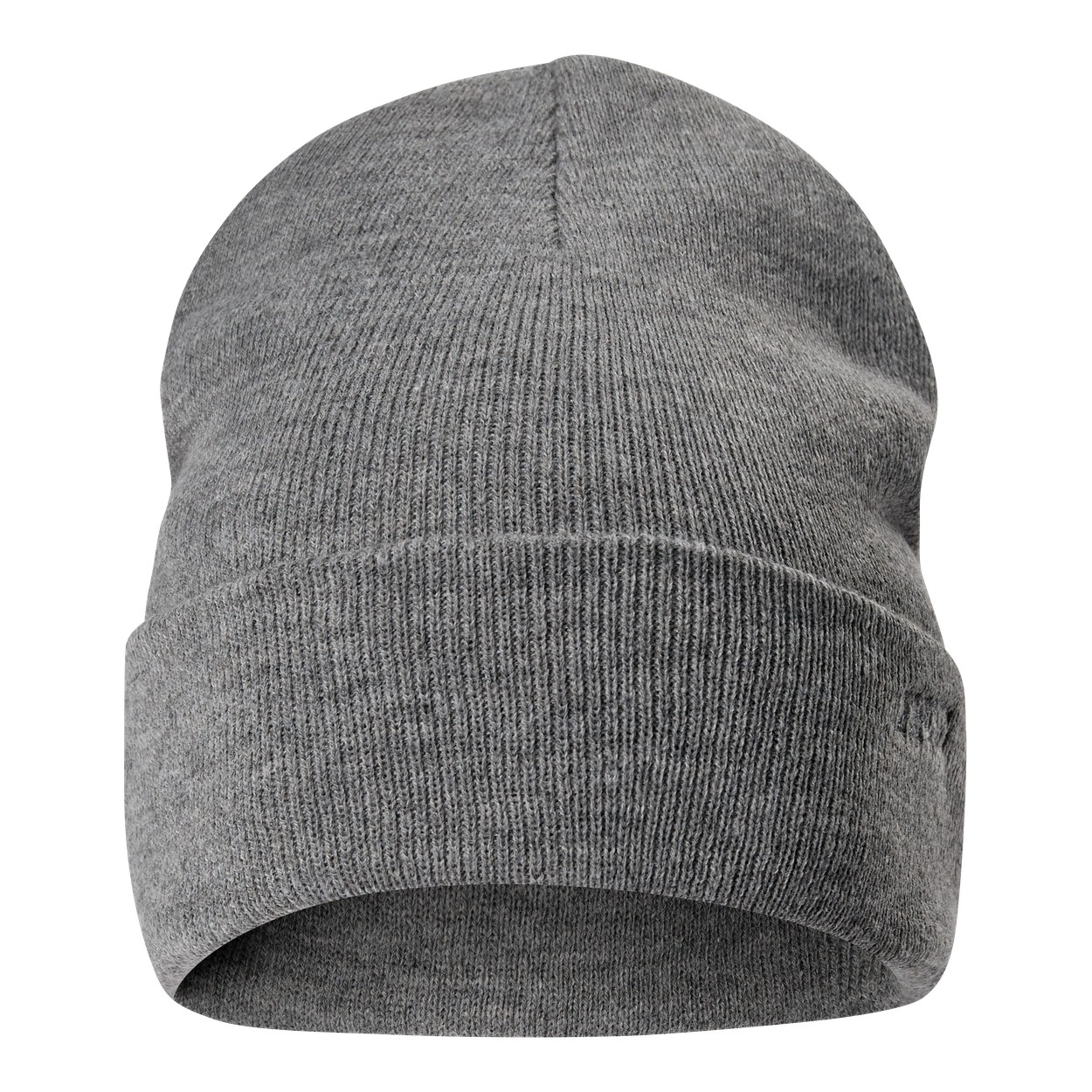 ENGEL Strickmütze 9092-21 in Graumeliert – Vorderansicht
