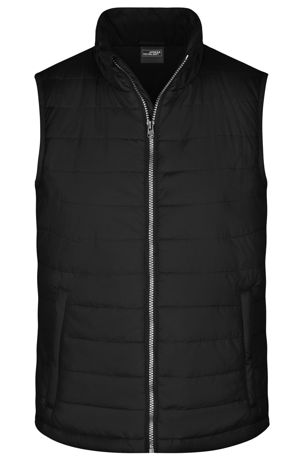 Daiber Men's Padded Vest in Black – Vorderansicht