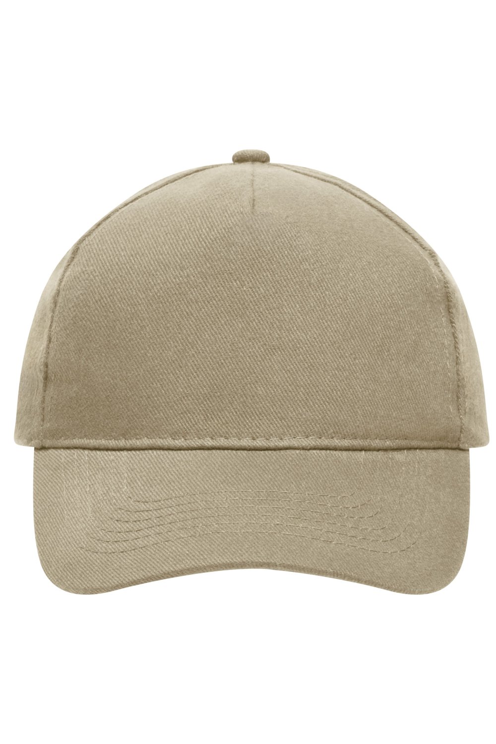 Daiber 5 Panel Cap Heavy Cotton in Beige – Vorderansicht