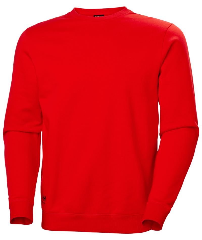 Helly Hansen Workwear CLASSIC SWEATSHIRT in Signal Rot – Vorderansicht