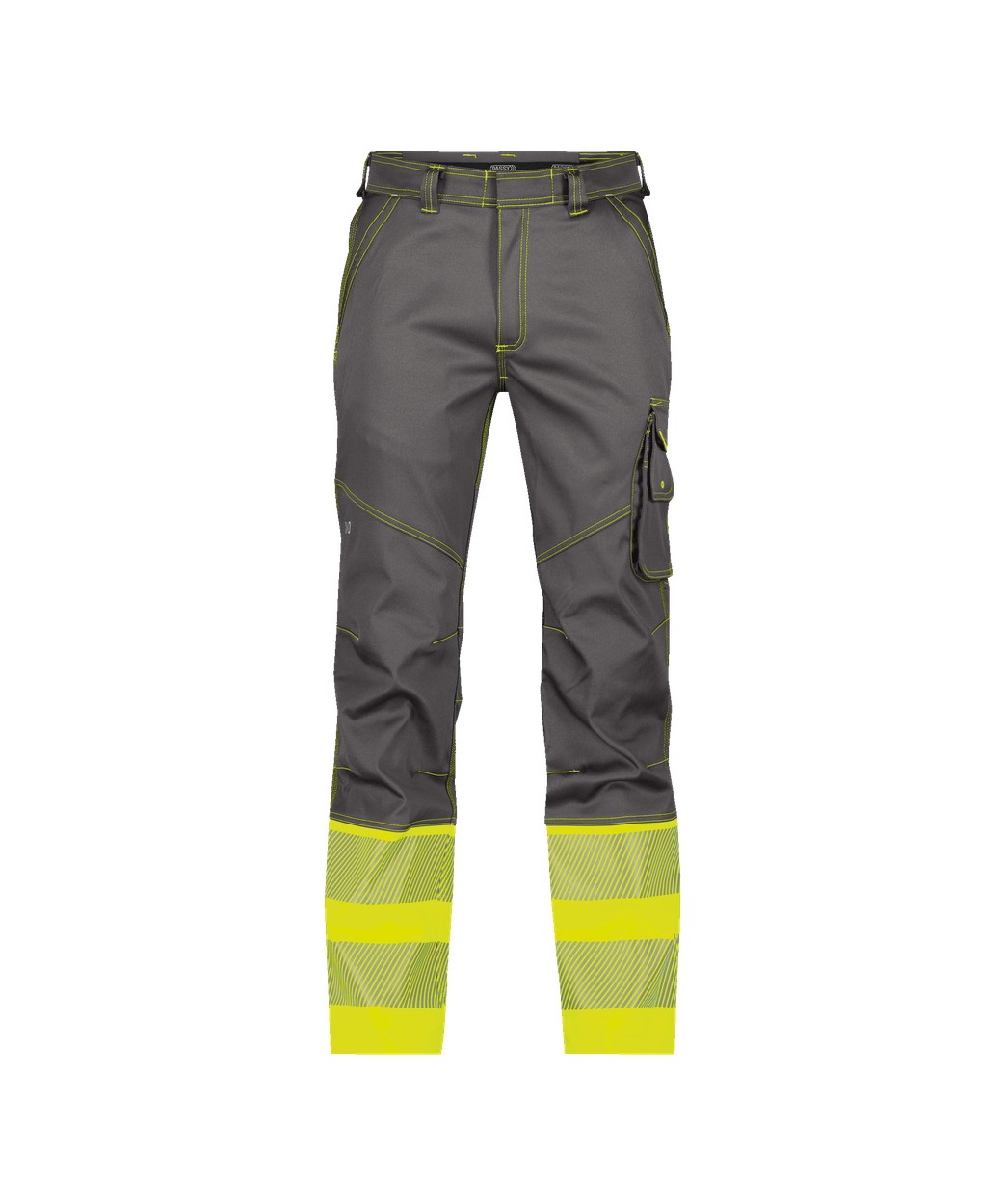 DASSY® Princeton in Zementgrau/Neongelb – Vorderansicht