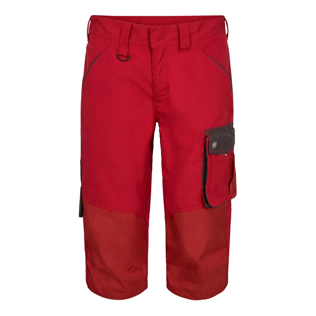 ENGEL Galaxy 6812-254 3/4-Hose in Tomato Red/Anthrazit Grau – Vorderansicht