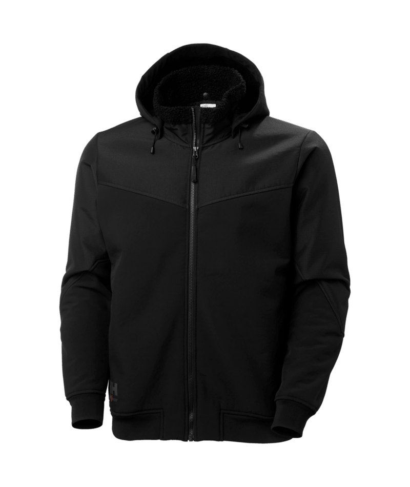 Helly Hansen Workwear OXFORD WINTER SOFTSHELL JACKET in Schwarz – Vorderansicht
