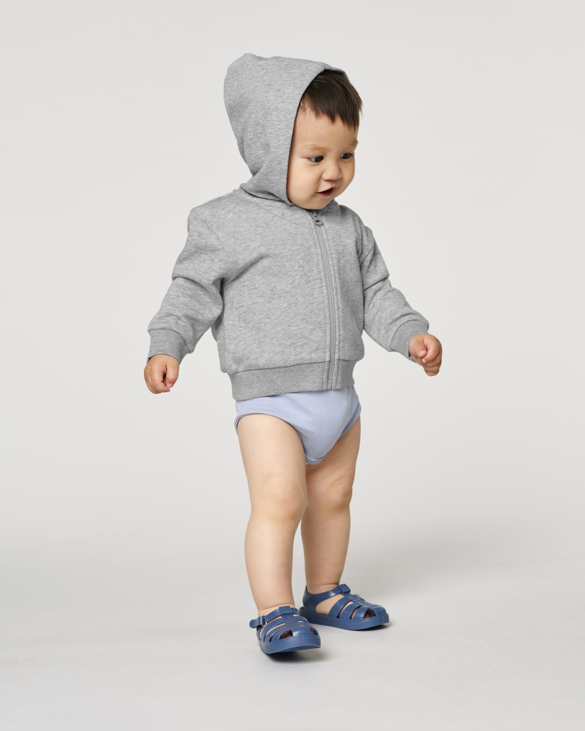 Stanley Stella Baby Connector in Heather Grey – Modellansicht