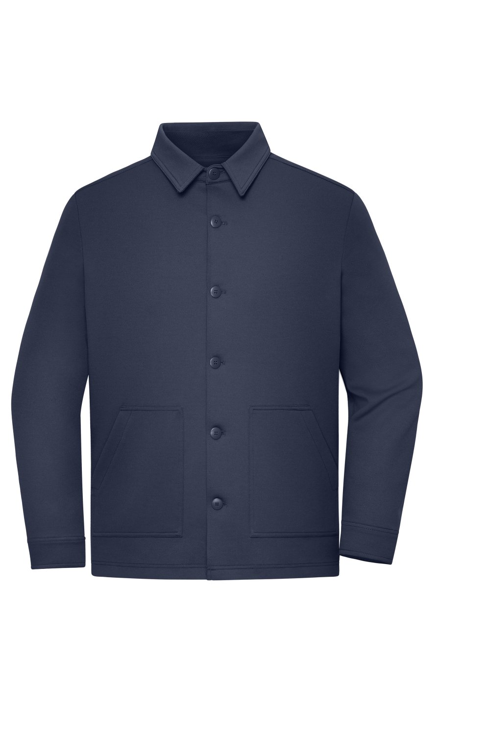 Daiber Shirt Jacket Unisex OCS Blended & GRS in Navy – Vorderansicht