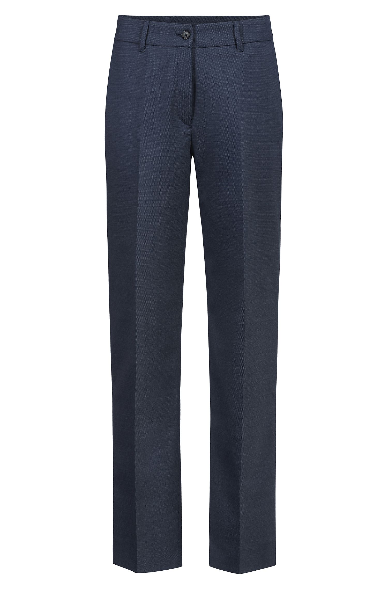 Greiff Damen-Hose RF Modern 37.5 in Pinpoint Marine – Vorderansicht