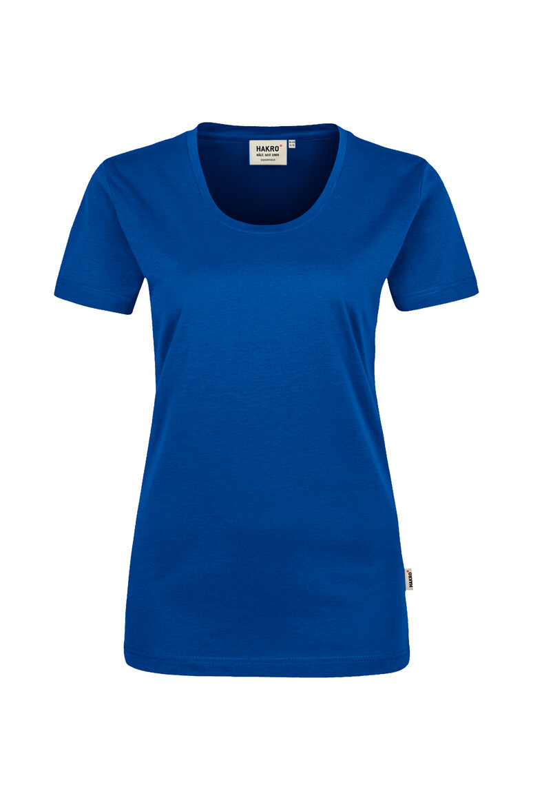 HAKRO 127 Damen T-Shirt Classic in Royalblau – Vorderansicht