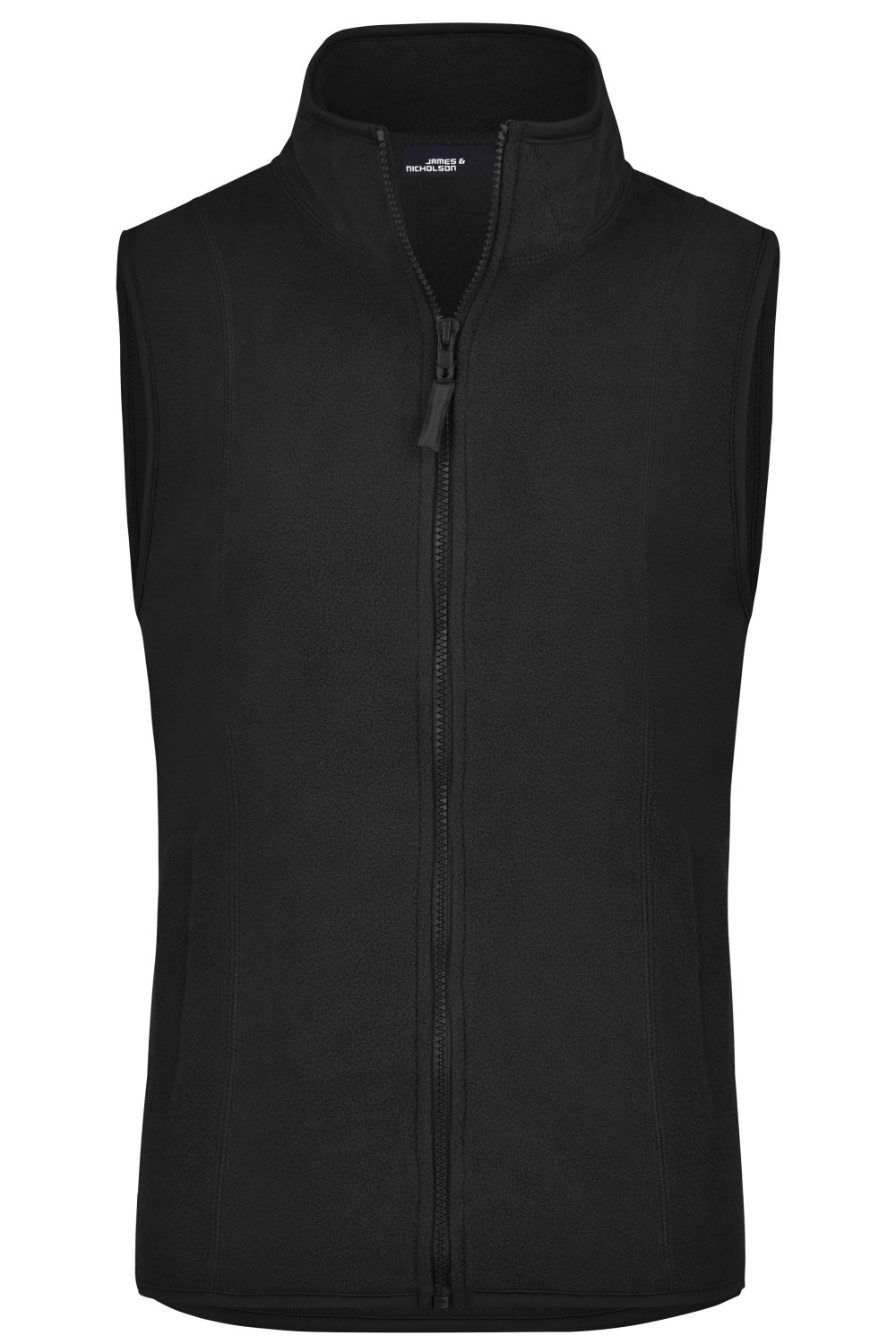 Daiber Girly Microfleece Vest in Black – Vorderansicht