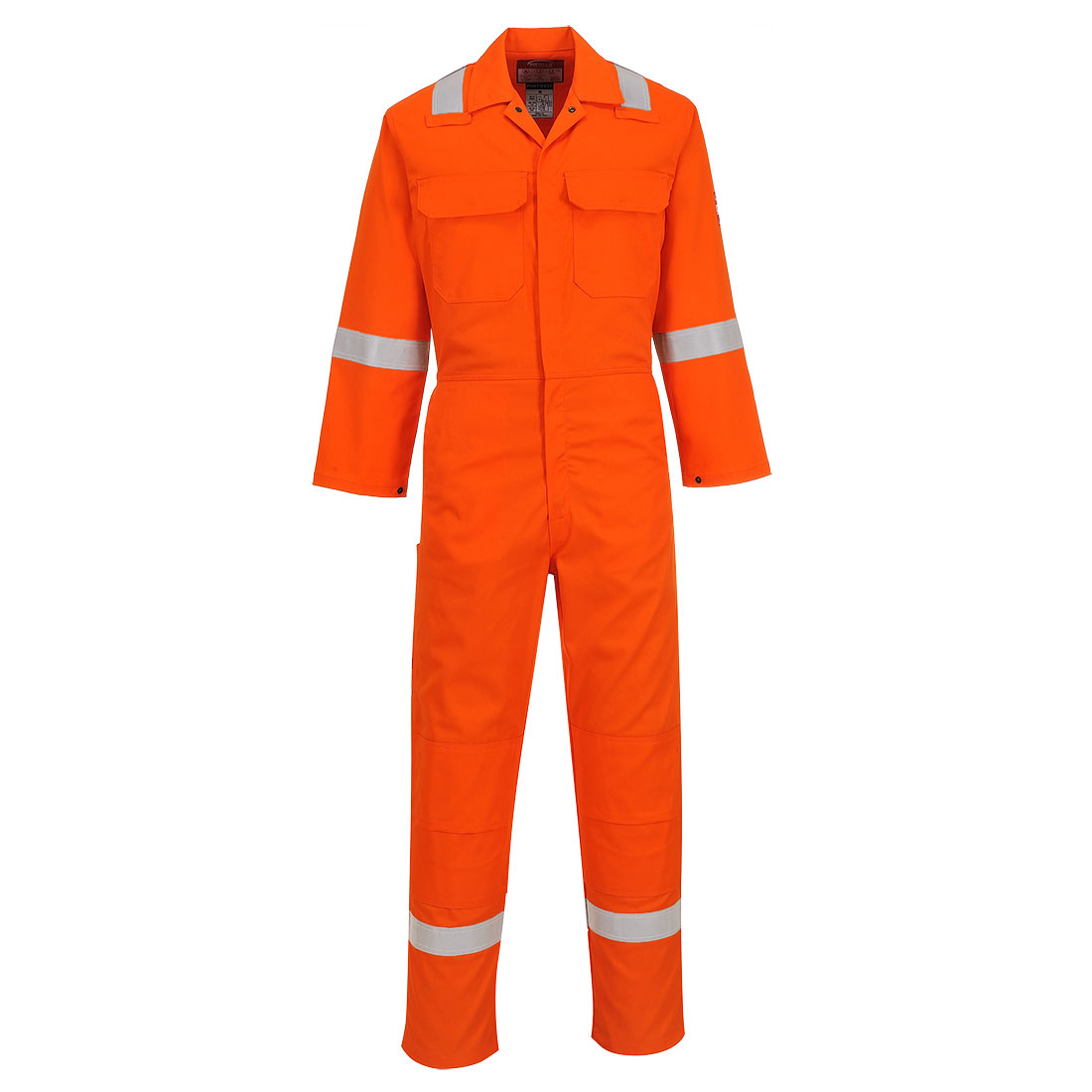 Portwest Bizweld Work FR Coverall in Orange – Vorderansicht