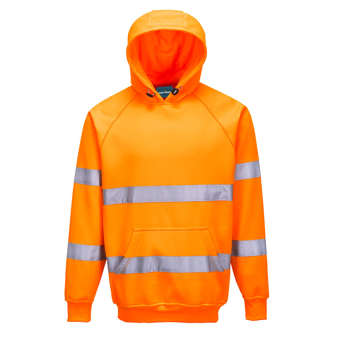 Portwest Hi-Vis Hoodie in Orange – Vorderansicht