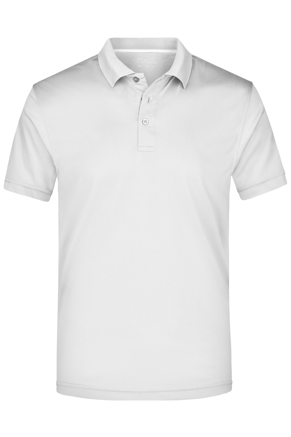 Daiber Men's Polo High Performance in White – Vorderansicht