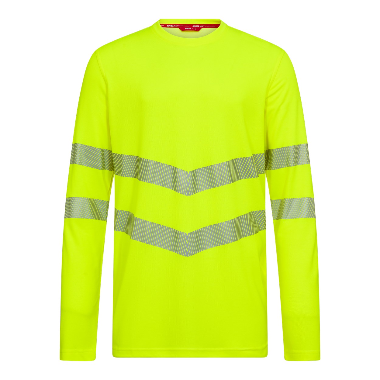 ENGEL Safety 9555-195 Langarm-T-Shirt in Gelb – Vorderansicht