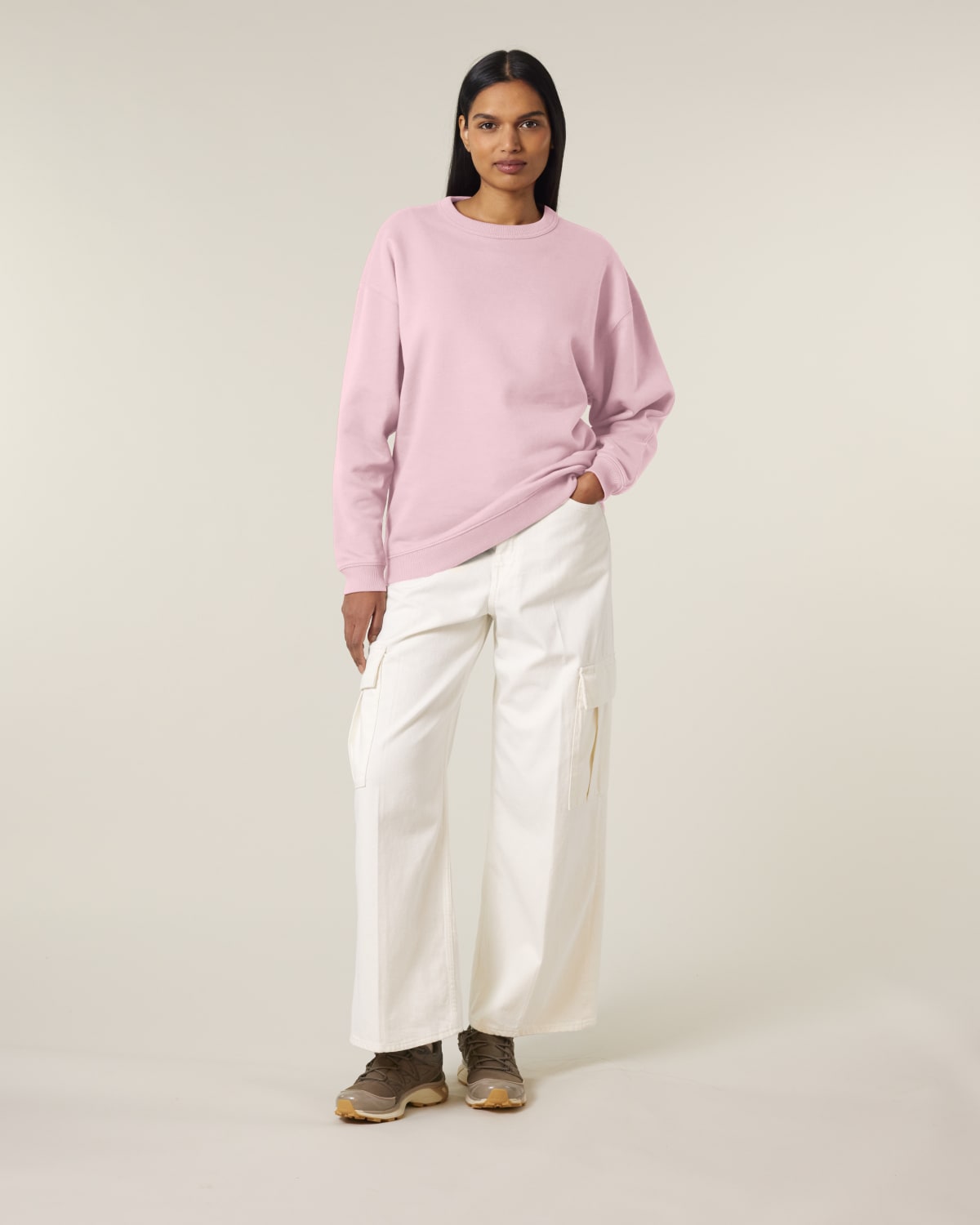 Stanley Stella Stella Paloma in Cotton Pink – Modellansicht