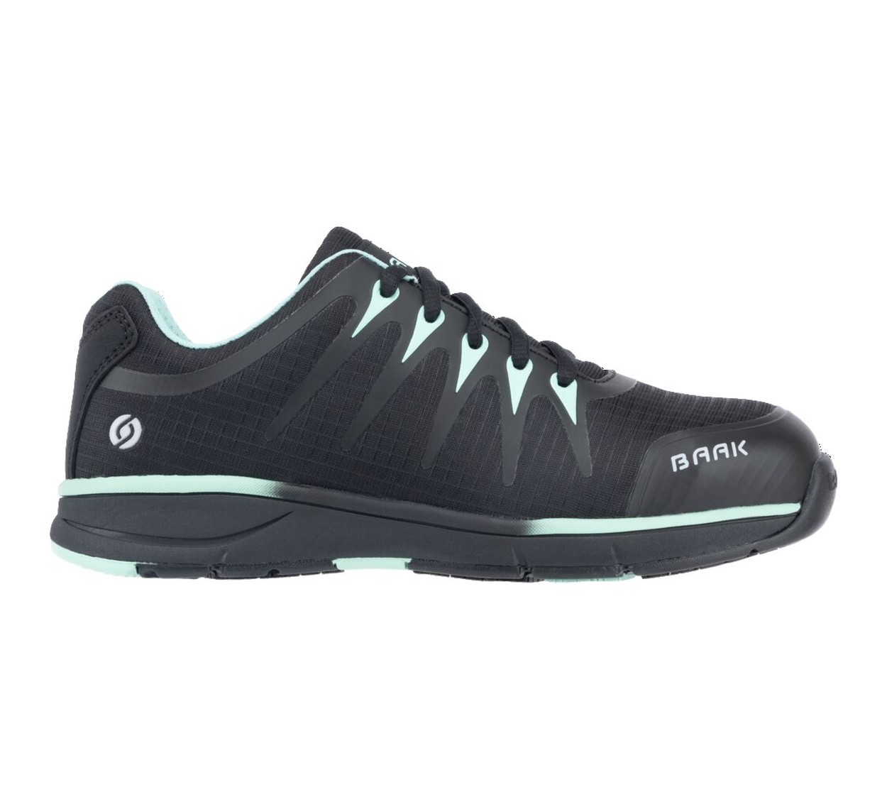 BAAK Damen-Halbschuh S3 SRC ESD SVEA in Schwarz – Vorderansicht