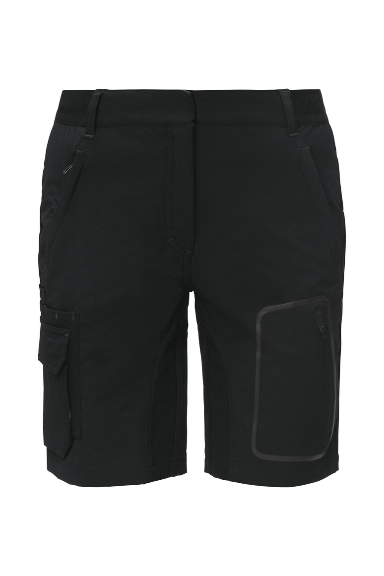 HAKRO 792 Damen Activeshorts in Schwarz – Vorderansicht