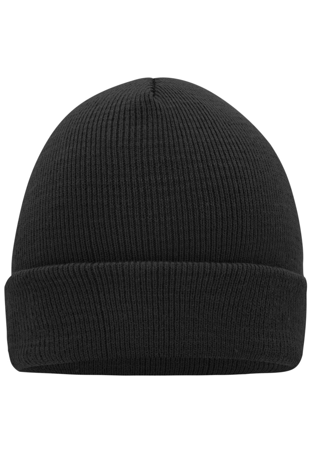 Daiber Knitted Cap in Black – Vorderansicht