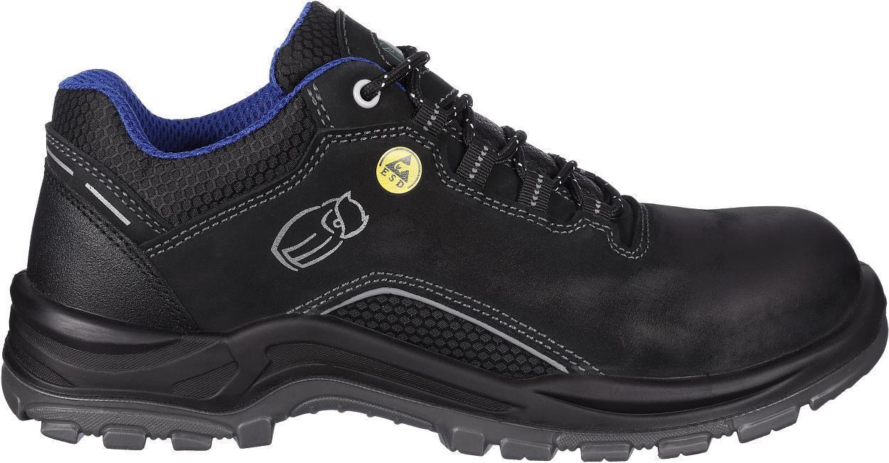 Leibwächter Halbschuh S3S L3141 Linz in Schwarz – Vorderansicht