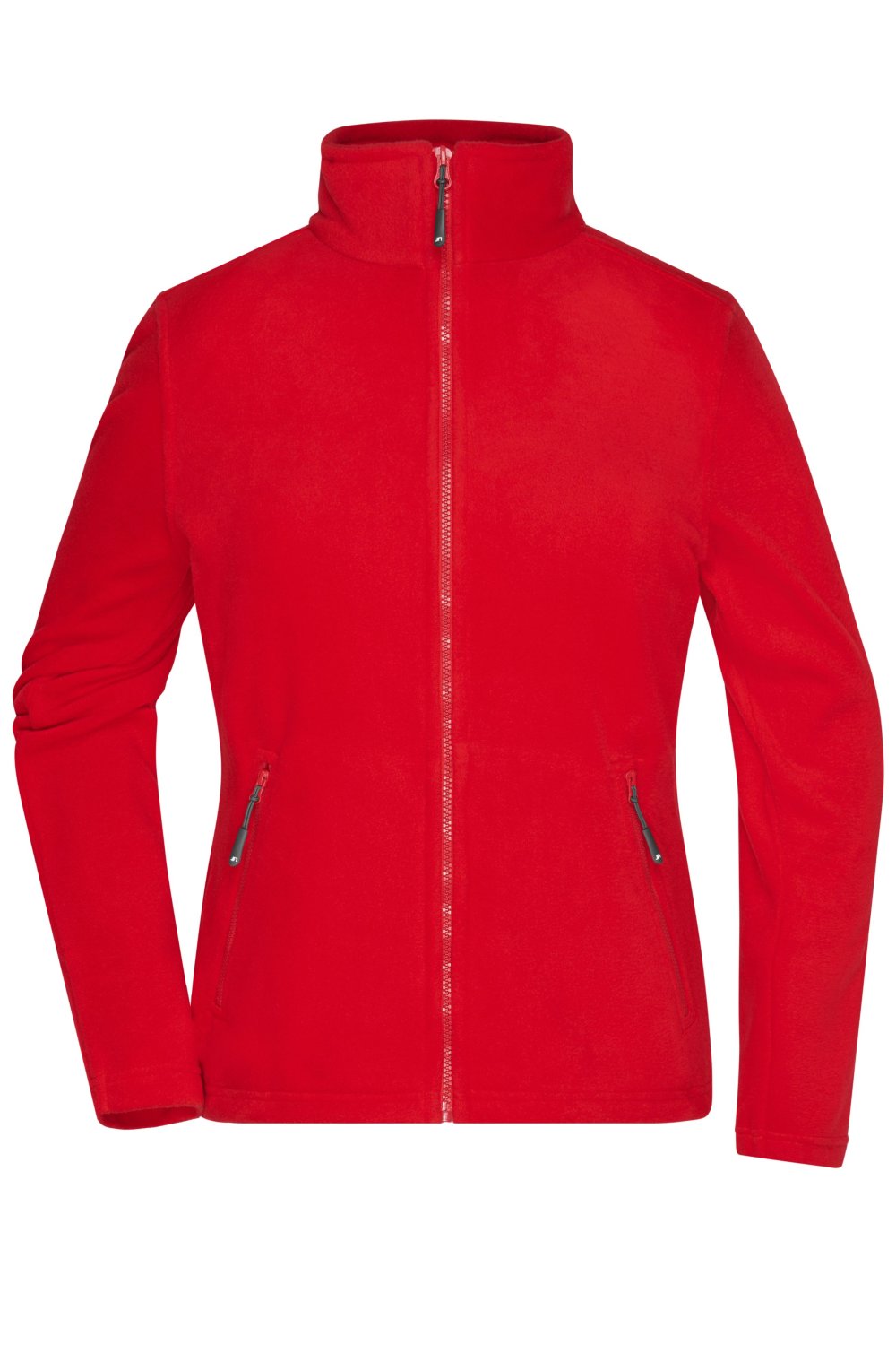 Daiber Ladies' Fleece Jacket in Red – Vorderansicht