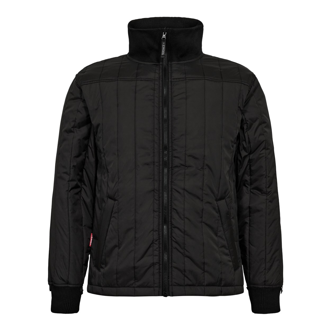 ENGEL Extend 1152-304 Steppjacke in Schwarz – Vorderansicht