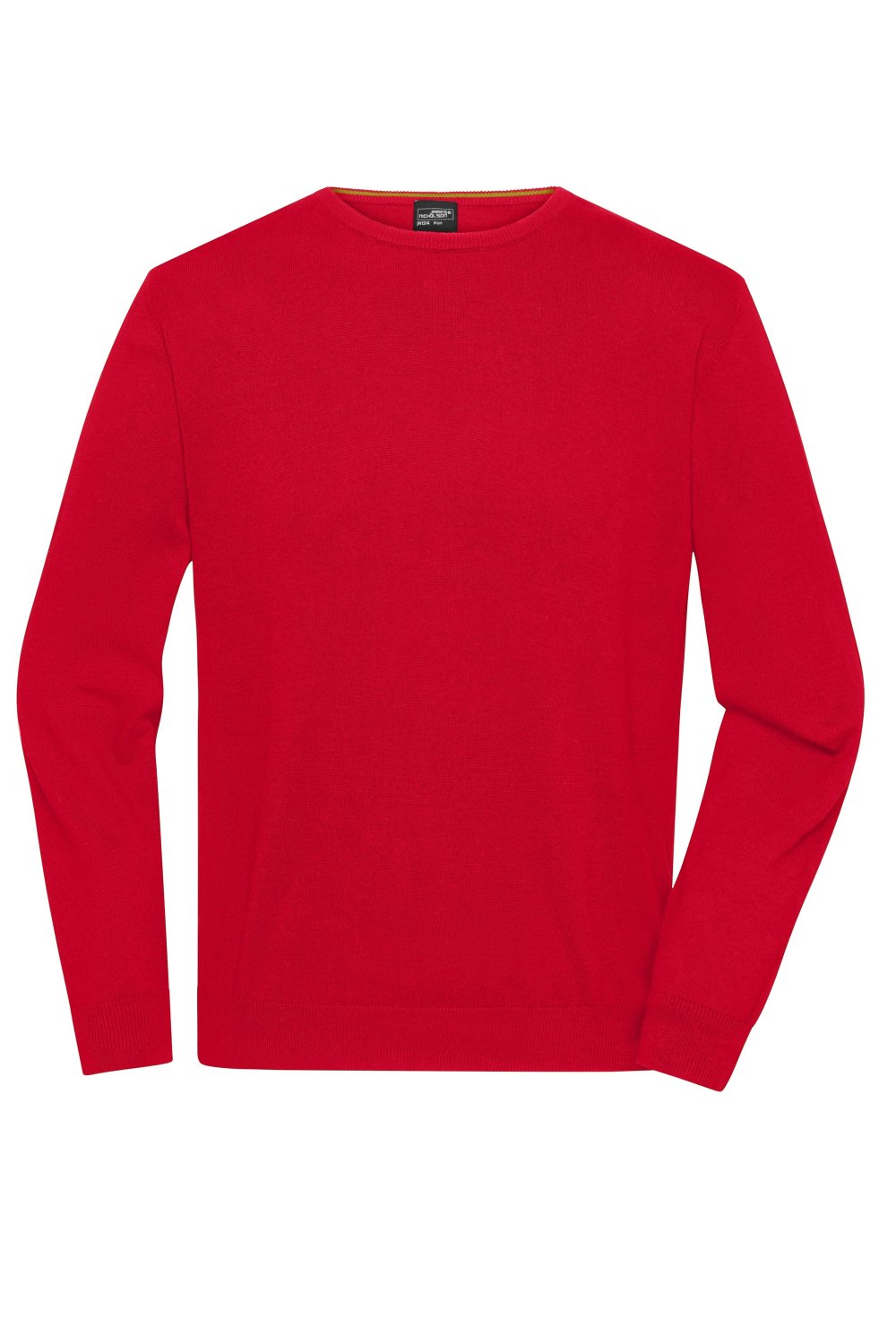 Daiber Men's Round-Neck Pullover in Red – Vorderansicht