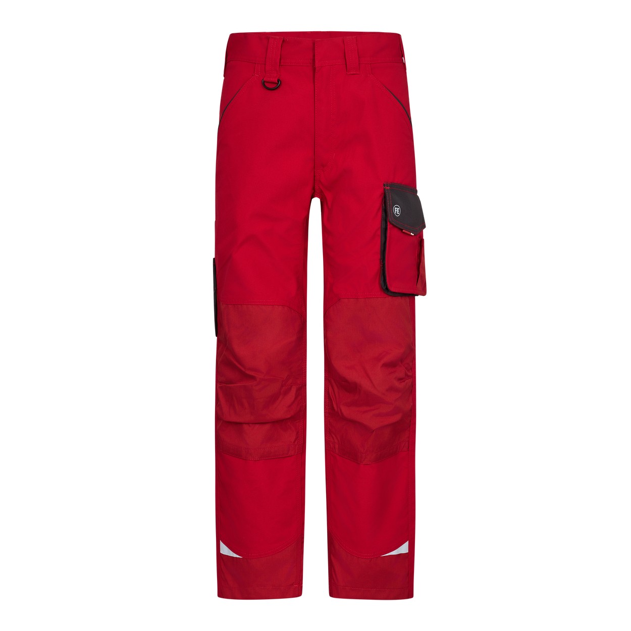 ENGEL Galaxy 2810-254 Arbeitshose in Tomato Red/Anthrazit Grau – Vorderansicht