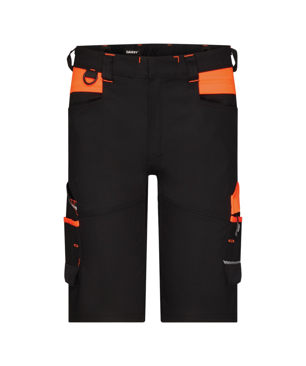 DASSY® Manilla in Schwarz/Fluo Orange – Vorderansicht