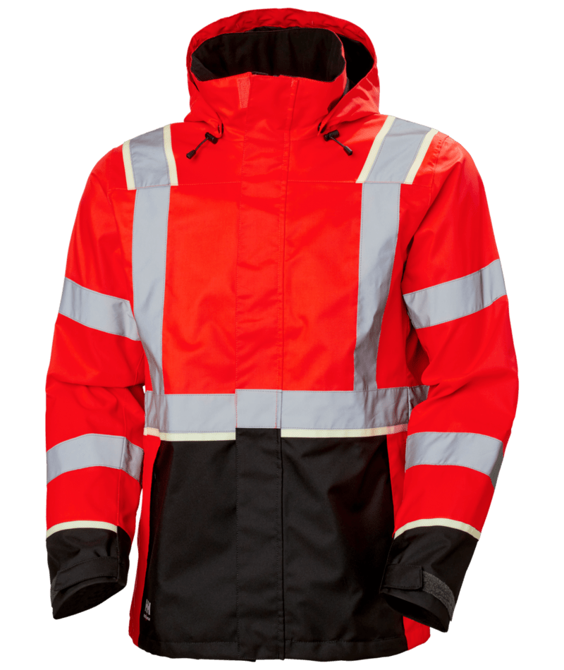 Helly Hansen Workwear UC-ME SHELL JACKET in Rot/Anthrazit – Vorderansicht