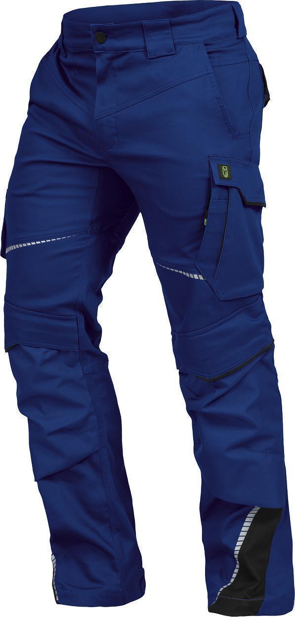 Leibwächter Bundhose Flex Line in Kornblau-Schwarz – Vorderansicht