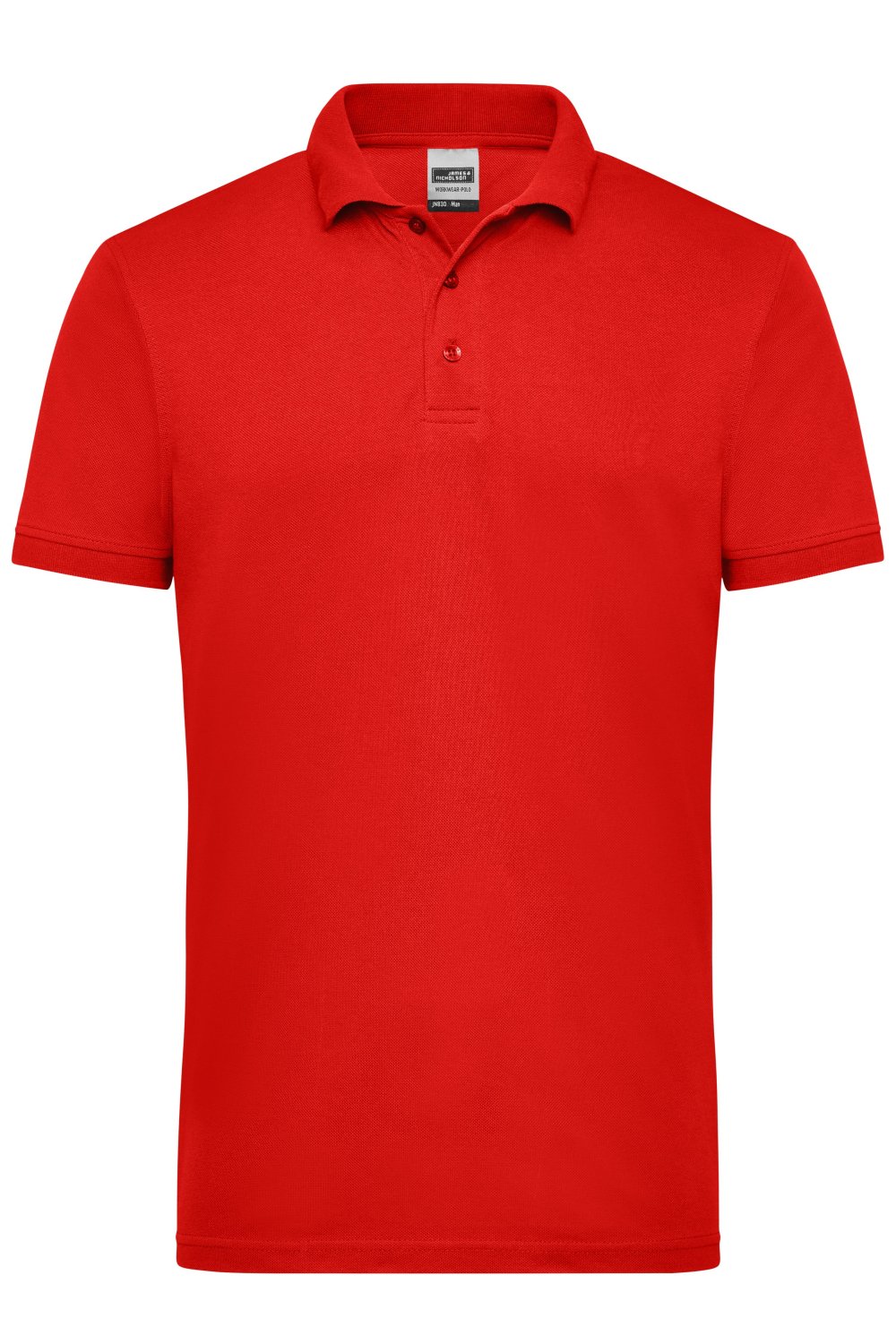 Daiber Men's Workwear Polo in Red – Vorderansicht