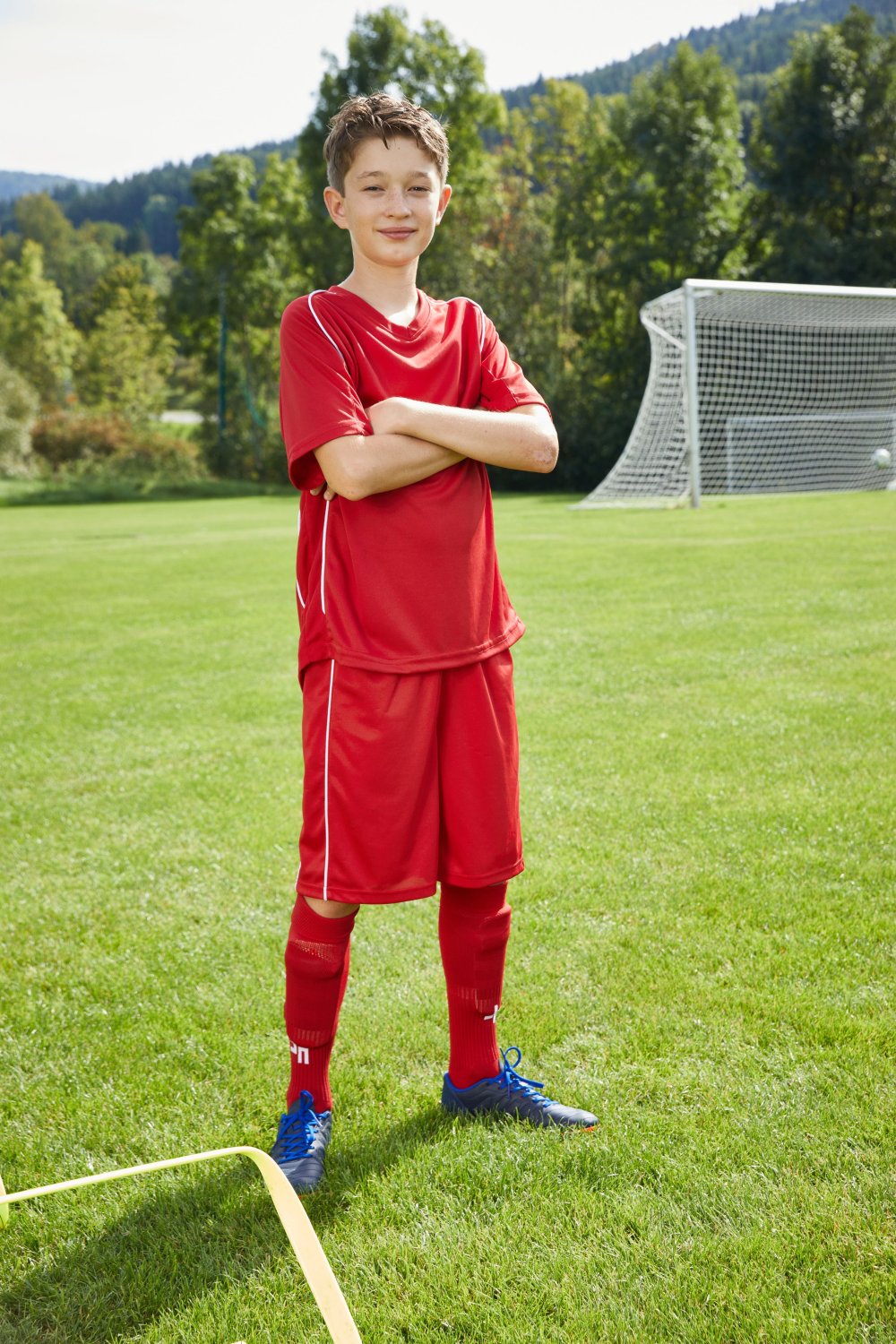 Daiber Team Shirt Junior in Black/White – Modellansicht