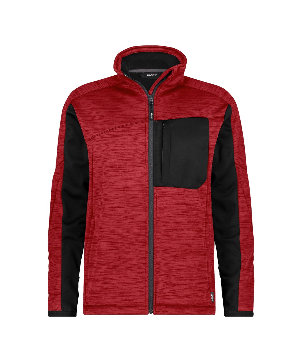 DASSY® Convex Next in Rot/Schwarz – Vorderansicht