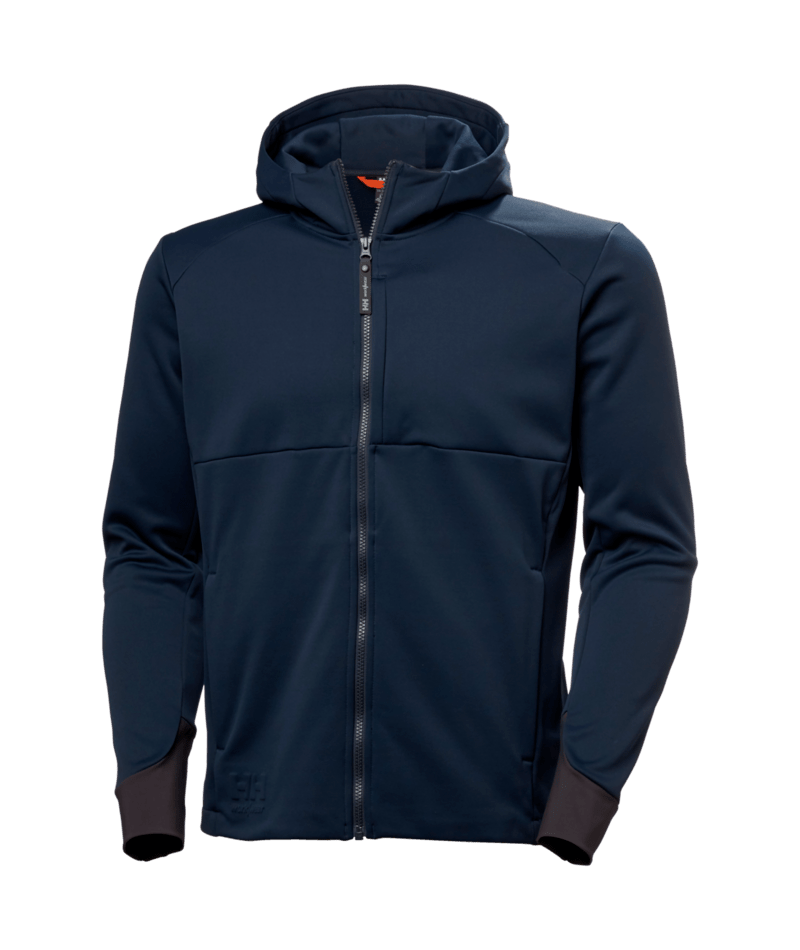 Helly Hansen Workwear TECH HOODED MIDLAYER in Marine – Vorderansicht