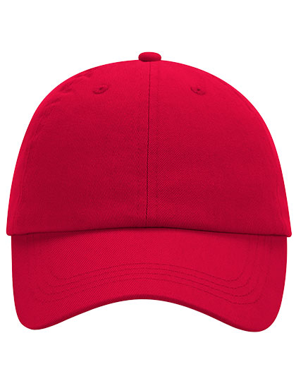 Beechfield Low Profile 6 Panel Dad Cap in Classic Red – Vorderansicht