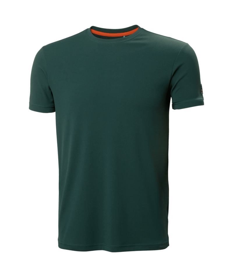 Helly Hansen Workwear TECH T-SHIRT in Darkest Tanne – Vorderansicht