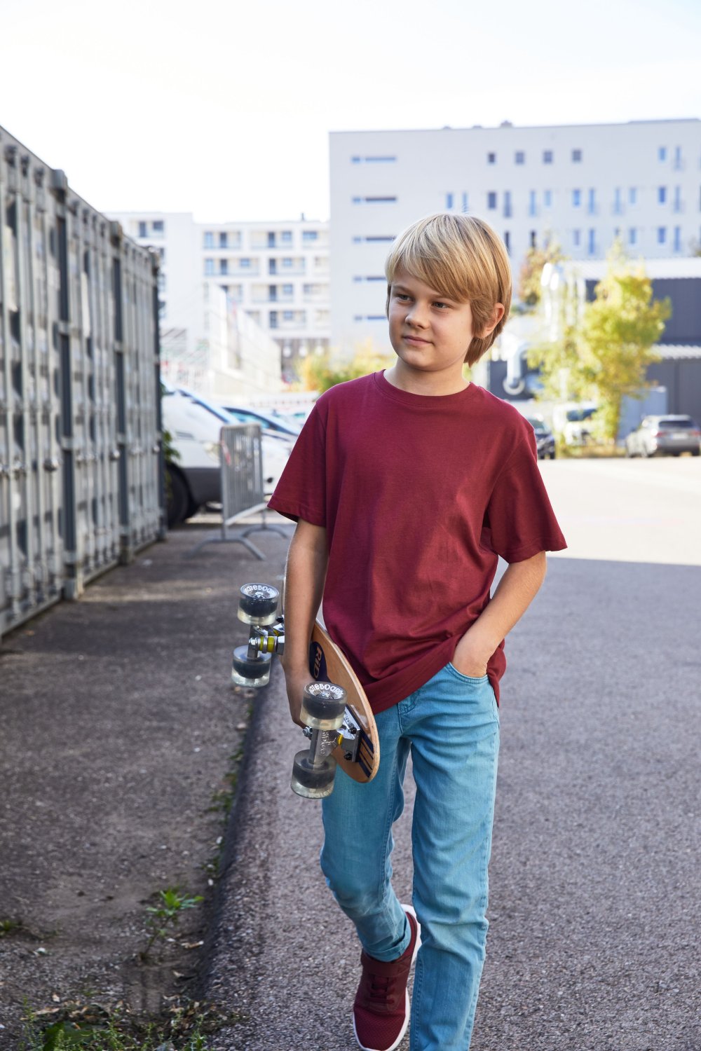 Daiber Boys' Basic-T OCS Standard in Orange – Modellansicht