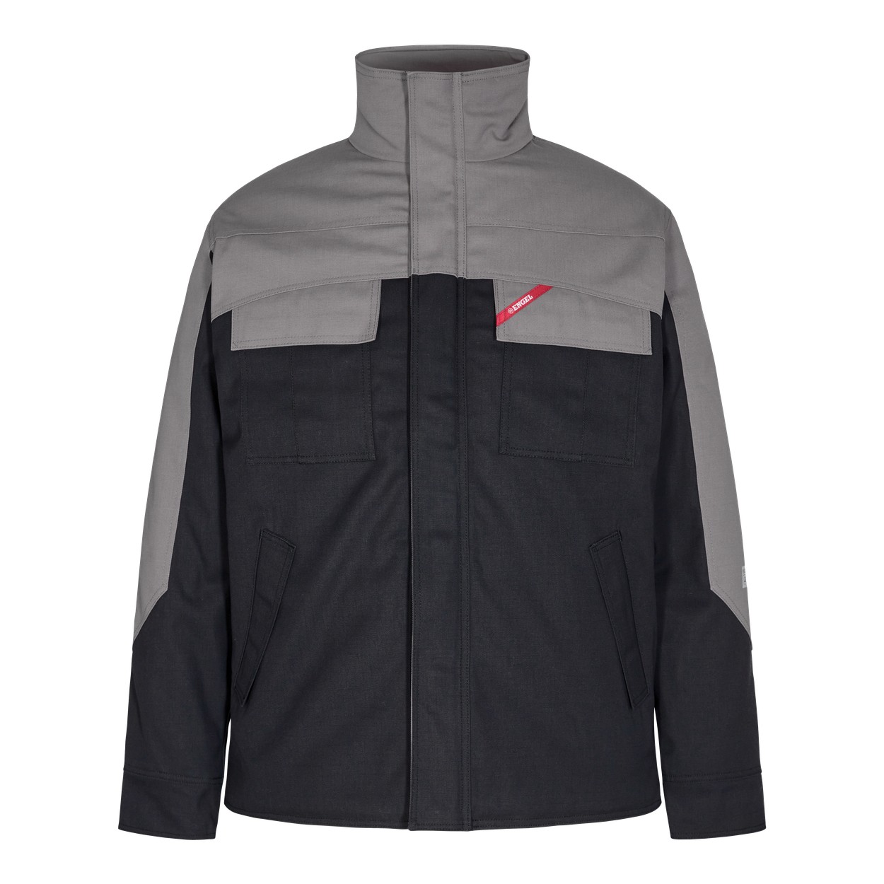 ENGEL Safety+ 1934-820 Multinorm Winterjacke in Schwarz/Grau – Vorderansicht