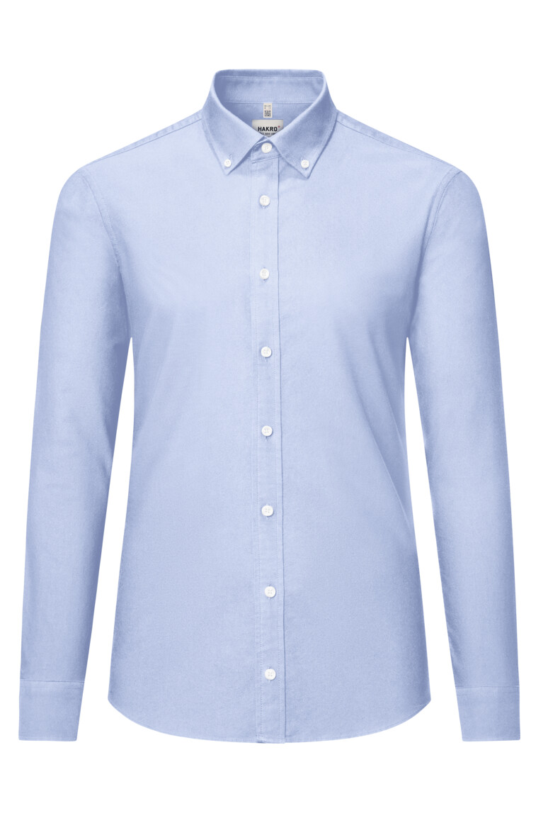 HAKRO 139 Oxford Hemd in Himmelblau – Vorderansicht