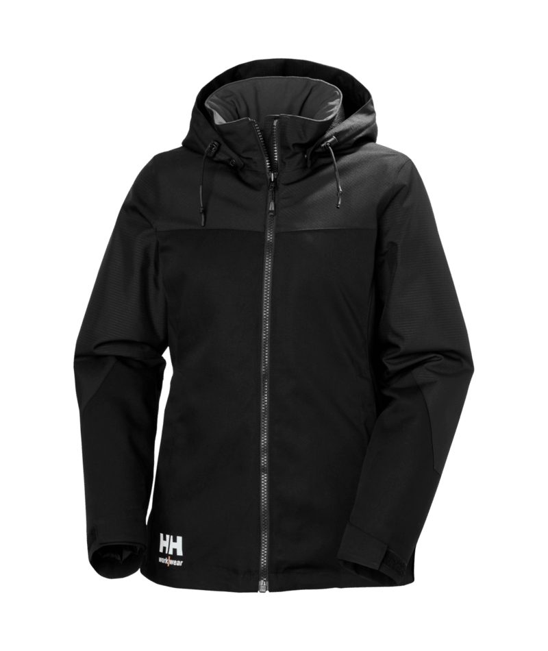 Helly Hansen Workwear W OXFORD WINTER JACKET in Schwarz – Vorderansicht