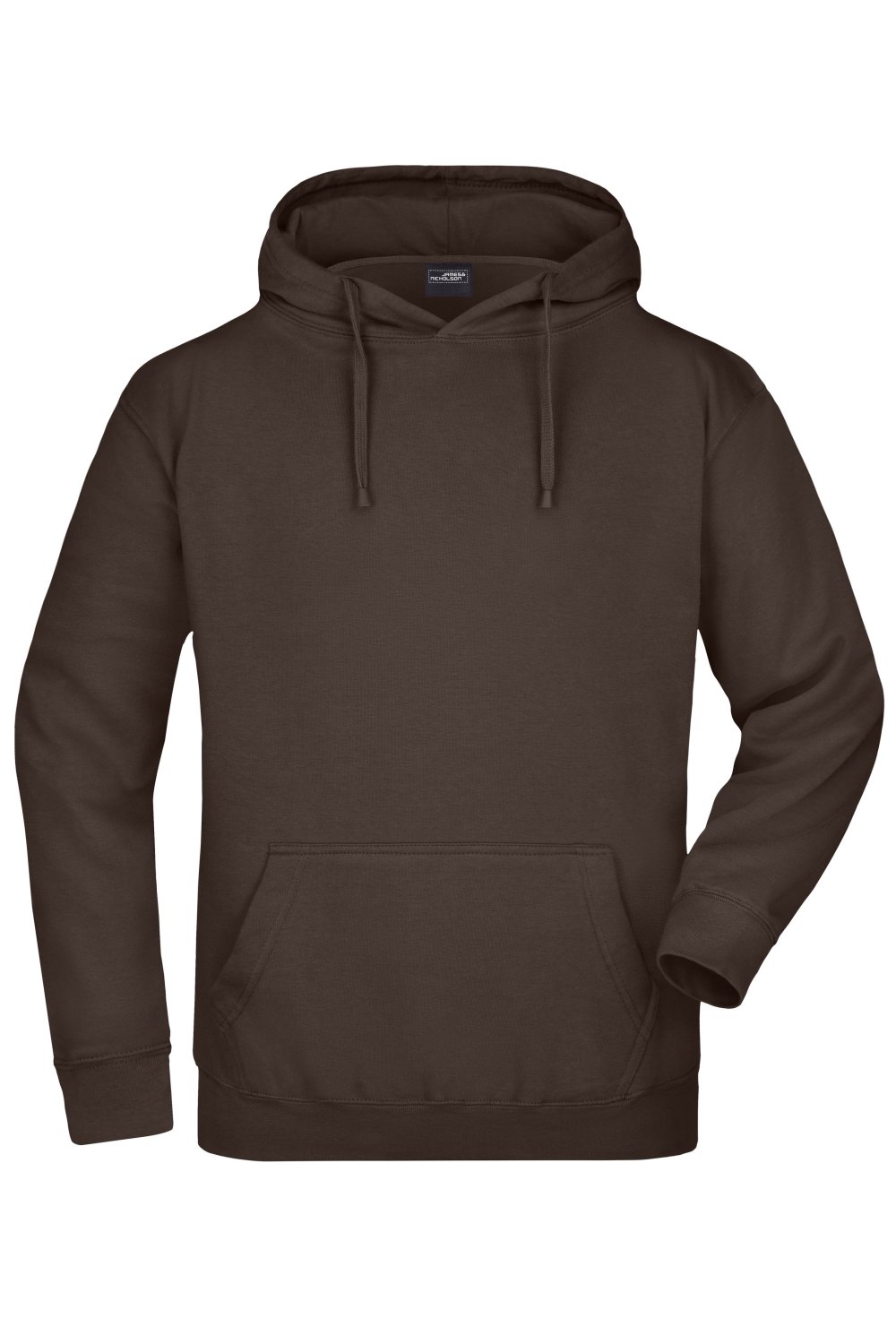 Daiber Hooded Sweat in Brown – Vorderansicht