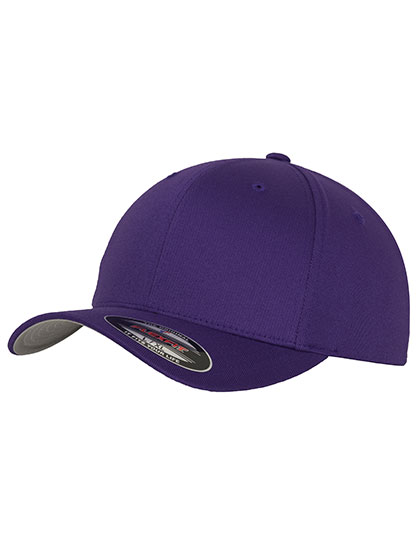 FLEXFIT Wooly Combed Cap in Purple – Vorderansicht